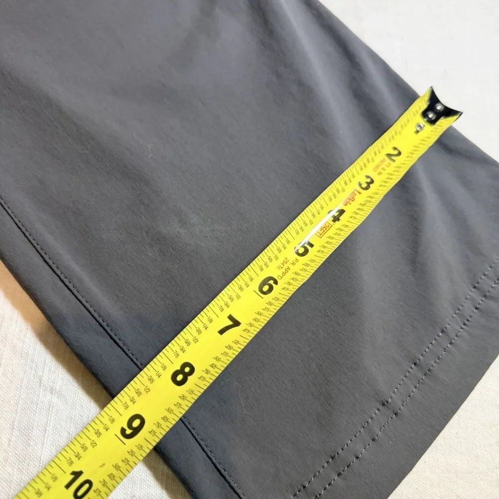 Eddie Bauer Women's Size 16 Gray Sightscape Horizon Convertible Roll Up Pants